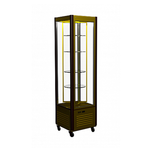 картинка Кондитерская витрина Carboma D4 VM 400-2 (R400Cвр Сarboma Люкс 1/2, INOX) LATIUM