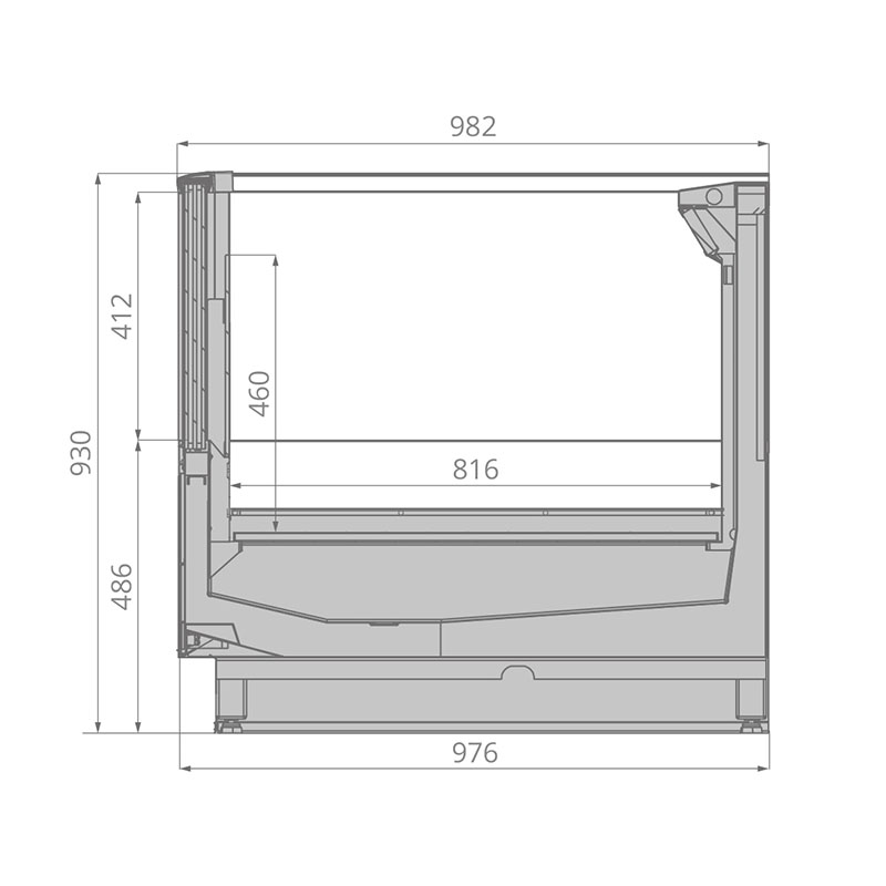 Низкотемпературная бонета Brandford Krios торцевая Open Top