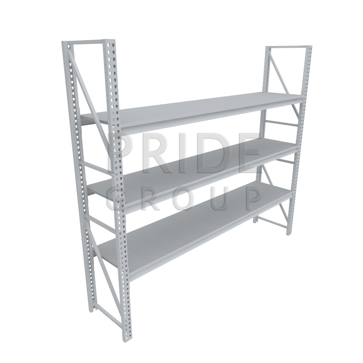 картинка Стеллаж грузовой СГП 1250x1000x2500 3 полки крашенные