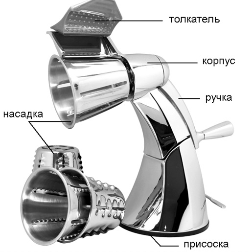 картинка Овощерезка HURAKAN HKN-ATHOS-05M