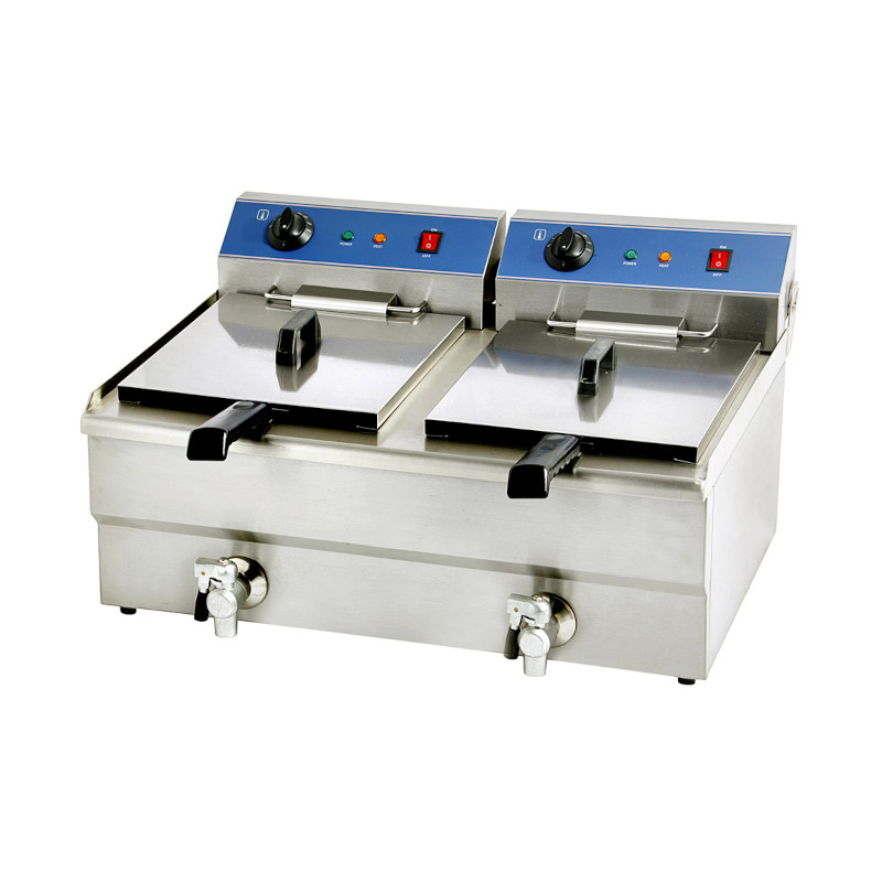 Фритюрница электрическая Kocateq BEF132V 2 ванны 13+13 л