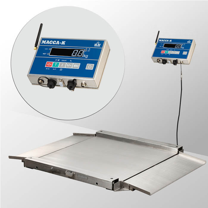 картинка Весы Масса-К 4D-LA.S-15/12-1000-AB(RUEW) с влагозащитой и интерфейсами RS, USB, Ethernet, WiFi