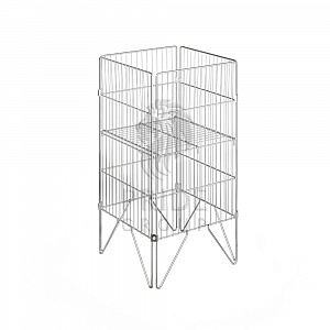 картинка Корзина акционная 600х600 мм h 780 мм Цинк