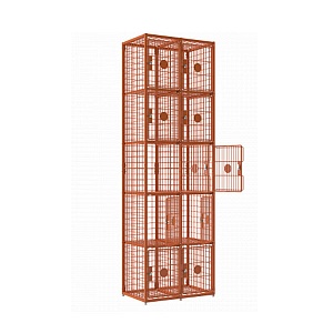 картинка Шкаф сумочный сетчатый Нордика 445х360 мм, h 2250 мм Тип 2 (Доп.секция) Цинк