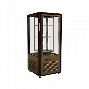 картинка Кондитерская витрина Carboma D4 VM 120-2 (R120Cвр Сarboma Люкс, 1/2, INOX) LATIUM