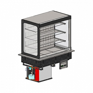 картинка Витрина холодильная открытая встраиваемая (3 полки) ЧТТ RC53D Drop In
